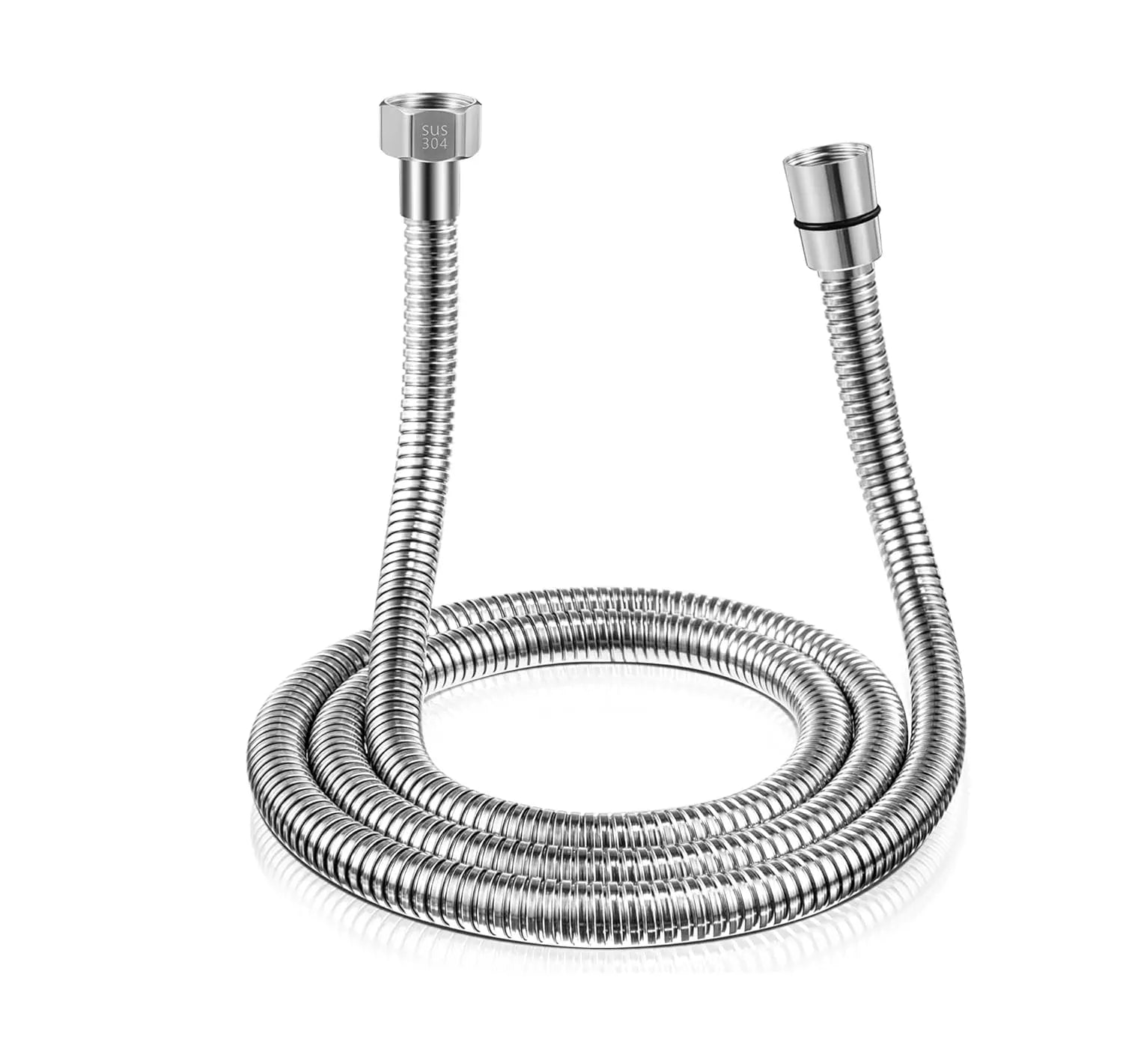 Fossa Shower Faucet Hose Pipe 1 mtr - Chrome Finish